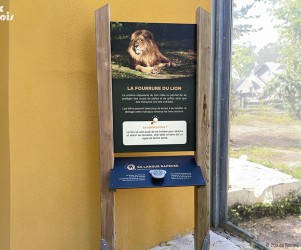 Signalétique touristique - Mobilier interactif - Langue râpeuse - Fabrication PIC BOIS