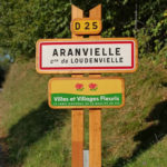 Panneau d’agglomération – Cadre en bois