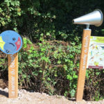 Parcours sensoriel – Cône et manivelle