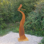 Sculpture – Libellule acier