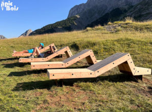 Signalétique touristique - Transat - Géométrique - Fabrication PIC BOIS