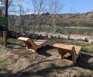 Signalétique touristique - Méridienne - Fabrication PIC BOIS