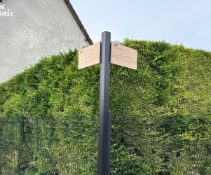 Signalétique touristique - Plaque de rue - Plaques d'angle - Fabrication PIC BOIS
