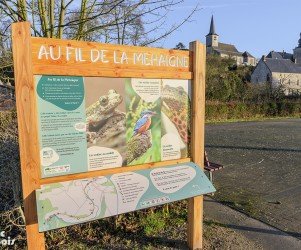 Signalétique touristique - Panneau d'information - Burdinne - Fabrication PIC BOIS
