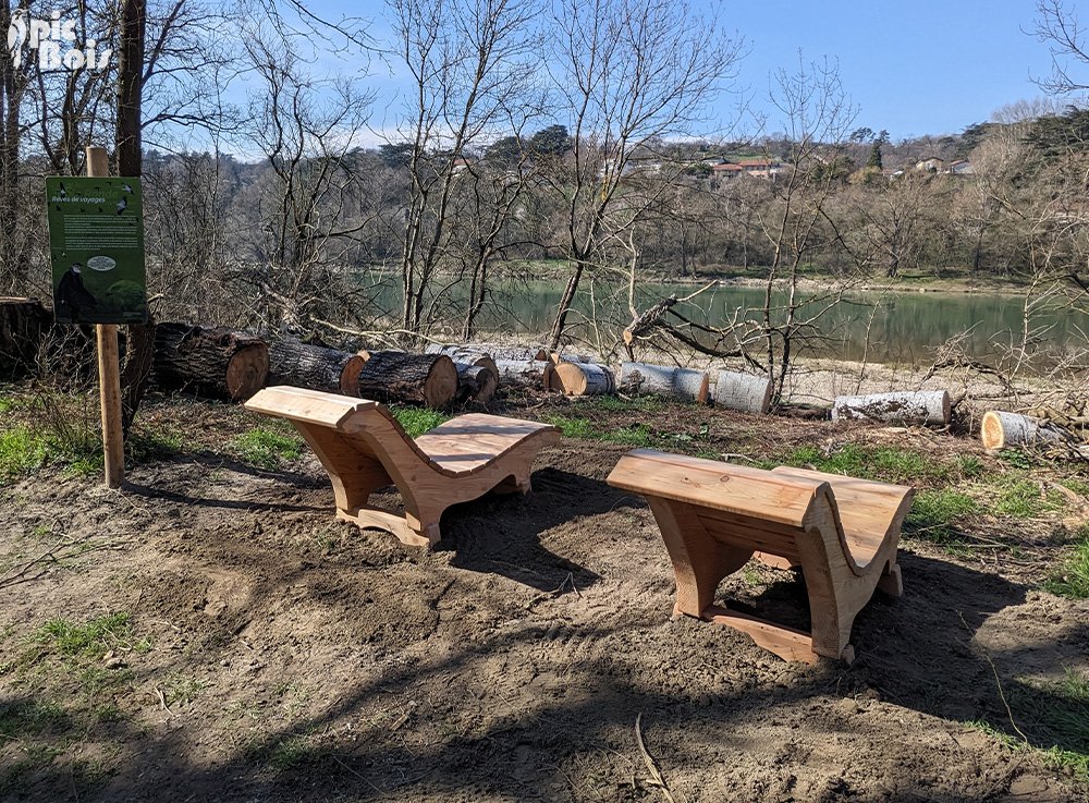 Signalétique touristique - Méridienne - Fabrication PIC BOIS