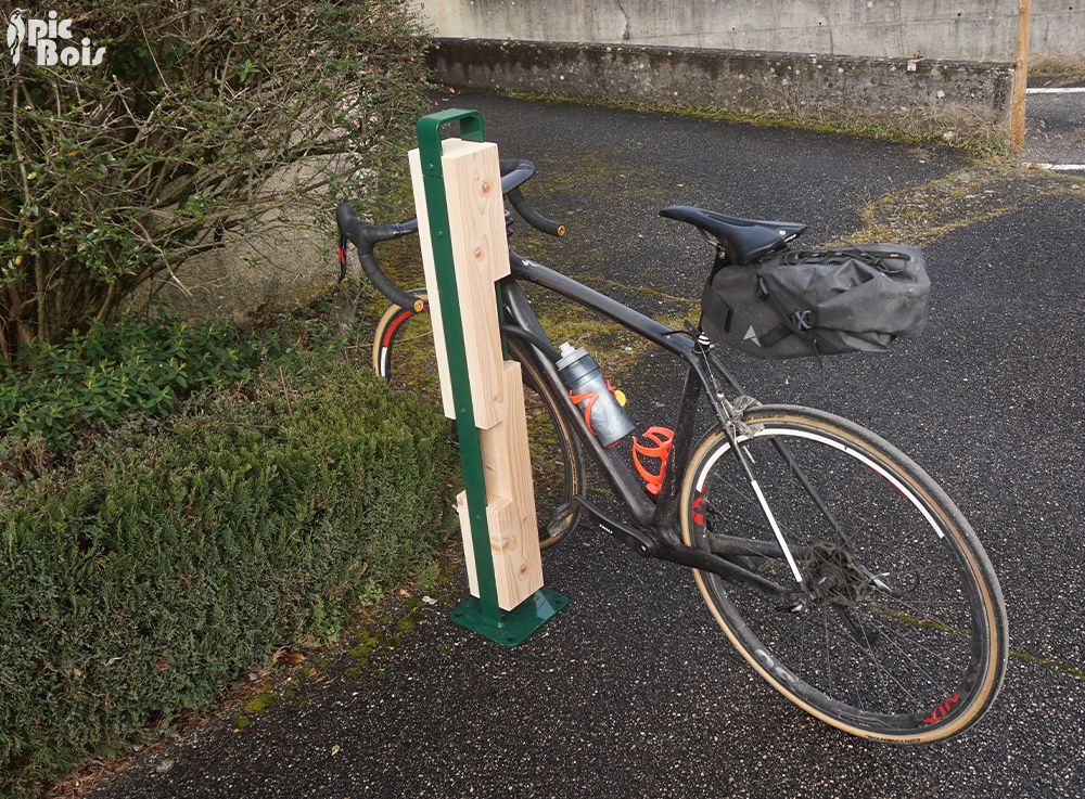 Signalétique touristique - Porte-vélo - Linéaire - Fabrication PIC BOIS