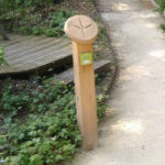 Parcours sensoriel – Borne grande empreinte