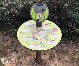 Signalétique touristique - Pupitre borne sonore - Fabrication PIC BOIS