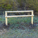 Assis debout – Traverses bois