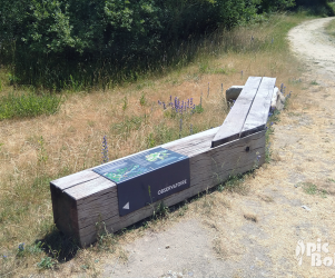 picbois – Plaque thématique ENS Melun – 77 – Melun Signalétique touristique – Plaque thématique ENS Melun – Fabrication PIC BOIS