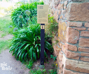 Signalétique touristique - Plaque thématique - Fabrication PIC BOIS