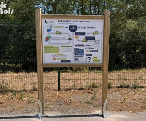 picbois – Panneau d’information – Déchets verts 73-La Môle Signalétique touristique - Panneau d'information - Déchets verts - Fabrication PIC BOIS
