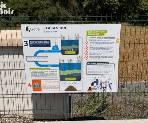 picbois – Panneau d’information – Les eaux 83-La Môle Signalétique touristique - Panneau d'information - Les eaux - Fabrication PIC BOIS