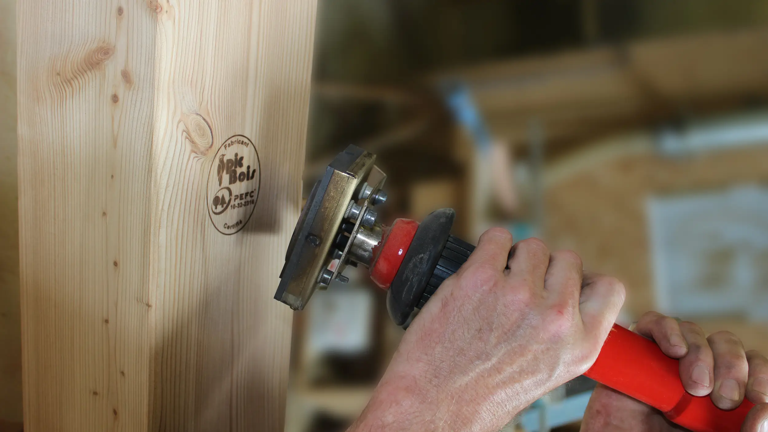 PIC BOIS - Certifiés PEFC et ISO 14001 marquage à chaud