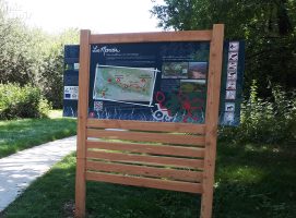 Signalétique touristique | Panneau d'information - Marais de Chaumont (55)