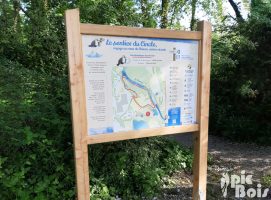 Panneau d'information d'entrée de site - Sentier du Cincle