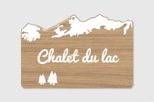 Modèle plaque de maison