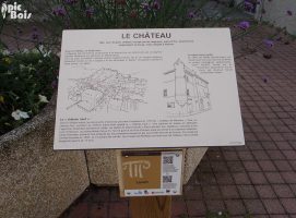 Signalétique touristique | Table de lecture - Le château - Moirans en Montagne (39)