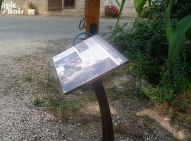 Signalétique touristique | Table de lecture - Moulin