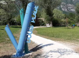 Signalétique touristique | Totem entrée de base de loisirs