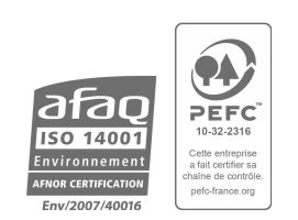 Certificats Pic Bois ISO 14001 et PEFC