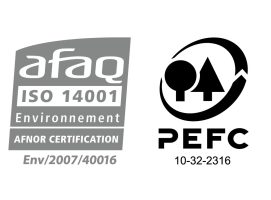 Certificats Pic Bois ISO 14001 et PEFC