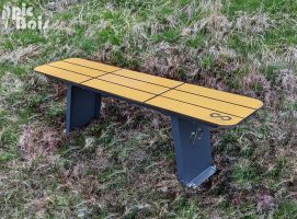 picbois – Banc – Gamme Avenir version MAGEC 73-Naves Signalétique touristique - Banc - Gamme Avenir version MAGEC - Fabrication PIC BOIS