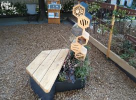 Signalétique touristique - Gamme-Biodiversité - Ilot Biodiversité - Fabrication PIC BOIS