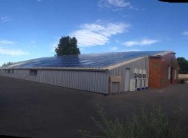 PIC BOIS - Vue des panneaux solaires d'Azur Signalétique