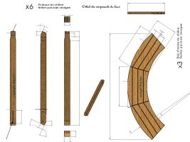 PIC BOIS - Détails du banc Haquet