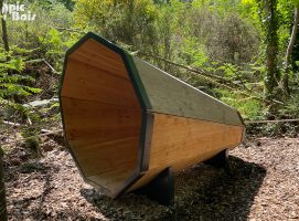 Signalétique touristique - Gamme Bien-être - Écoute de la nature - Fabrication PIC BOIS