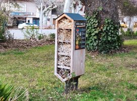 Signalétique touristique - Gamme biodiversité - Hôtel mini - Fabrication PIC BOIS