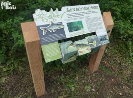 Signalétique touristique - Mobilier interactif - Puzzle poisson - Fabrication PIC BOIS