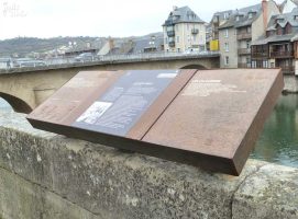 Panneau parcours patrimoine Compostelle PIC BOIS - Panneau parcours patrimoine Compostelle