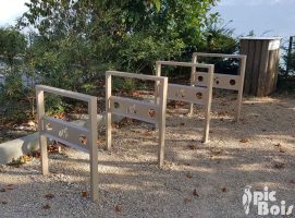 Signalétique touristique - Porte-vélos - Porte-vélos en métal - Fabrication PIC BOIS