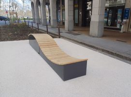 Signalétique touristique - Transat - Méridienne onde - Fabrication PIC BOIS