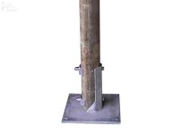 Système de fixation - Platine pour poteau rond