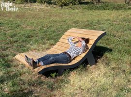 Signalétique touristique - Transat - Mobilier double Gamme Pichauris - Fabrication PIC BOIS
