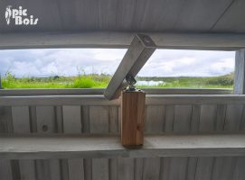 Signalétique touristique - Mobilier interactif - Voir le Forez - Fabrication PIC BOIS