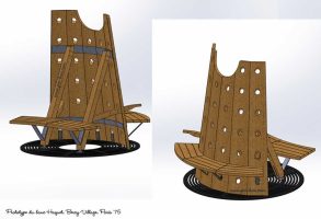 PIC BOIS - Prototype du banc Haquet