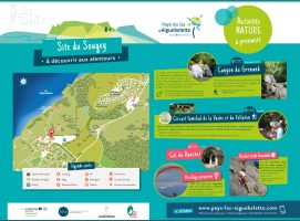 Signalétique touristique - Conception graphique : Mise en page selon charte graphique - Fabrication PIC BOIS
