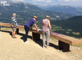 Signalétique touristique - Table d'orientation - Observation col - Fabrication PIC BOIS